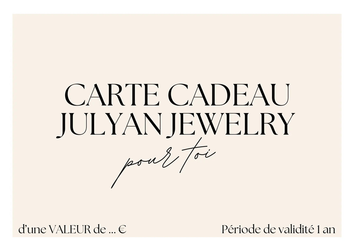 Carte cadeau Julyan Jewelry 🎁 - JULYAN JEWELRY